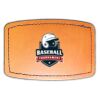 Faux Leather Engravable Patch - Curved Rectangle Thumbnail