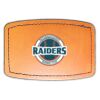 Faux Leather Engravable Patch - Curved Rectangle Thumbnail