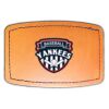 Faux Leather Engravable Patch - Curved Rectangle Thumbnail