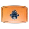 Faux Leather Engravable Patch - Curved Rectangle Thumbnail