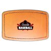 Faux Leather Engravable Patch - Curved Rectangle Thumbnail
