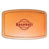 Faux Leather Engravable Patch - Curved Rectangle Thumbnail