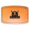 Faux Leather Engravable Patch - Curved Rectangle Thumbnail