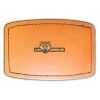 Faux Leather Engravable Patch - Curved Rectangle Thumbnail