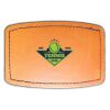 Faux Leather Engravable Patch - Curved Rectangle Thumbnail
