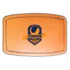 Faux Leather Engravable Patch - Curved Rectangle Thumbnail