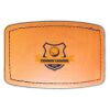 Faux Leather Engravable Patch - Curved Rectangle Thumbnail