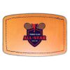 Faux Leather Engravable Patch - Curved Rectangle Thumbnail