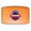 Faux Leather Engravable Patch - Curved Rectangle Thumbnail