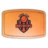 Faux Leather Engravable Patch - Curved Rectangle Thumbnail