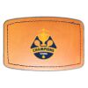 Faux Leather Engravable Patch - Curved Rectangle Thumbnail