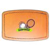 Faux Leather Engravable Patch - Curved Rectangle Thumbnail