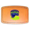 Faux Leather Engravable Patch - Curved Rectangle Thumbnail