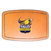 Faux Leather Engravable Patch - Curved Rectangle Thumbnail