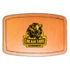 Faux Leather Engravable Patch - Curved Rectangle Thumbnail