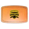 Faux Leather Engravable Patch - Curved Rectangle Thumbnail