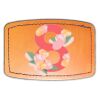 Faux Leather Engravable Patch - Curved Rectangle Thumbnail