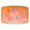 Faux Leather Engravable Patch - Curved Rectangle Thumbnail
