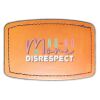 Faux Leather Engravable Patch - Curved Rectangle Thumbnail