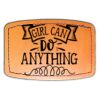 Faux Leather Engravable Patch - Curved Rectangle Thumbnail