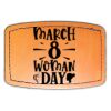Faux Leather Engravable Patch - Curved Rectangle Thumbnail