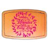 Faux Leather Engravable Patch - Curved Rectangle Thumbnail