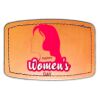 Faux Leather Engravable Patch - Curved Rectangle Thumbnail