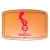 Faux Leather Engravable Patch - Curved Rectangle Thumbnail