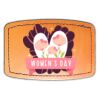 Faux Leather Engravable Patch - Curved Rectangle Thumbnail