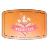 Faux Leather Engravable Patch - Curved Rectangle Thumbnail