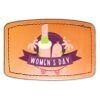 Faux Leather Engravable Patch - Curved Rectangle Thumbnail