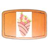 Faux Leather Engravable Patch - Curved Rectangle Thumbnail