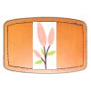 Faux Leather Engravable Patch - Curved Rectangle Thumbnail