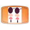Faux Leather Engravable Patch - Curved Rectangle Thumbnail