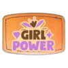 Faux Leather Engravable Patch - Curved Rectangle Thumbnail