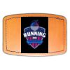 Faux Leather Engravable Patch - Curved Rectangle Thumbnail