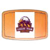 Faux Leather Engravable Patch - Curved Rectangle Thumbnail