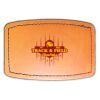 Faux Leather Engravable Patch - Curved Rectangle Thumbnail