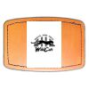 Faux Leather Engravable Patch - Curved Rectangle Thumbnail