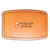 Faux Leather Engravable Patch - Curved Rectangle Thumbnail