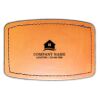 Faux Leather Engravable Patch - Curved Rectangle Thumbnail