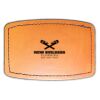 Faux Leather Engravable Patch - Curved Rectangle Thumbnail