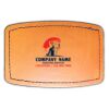 Faux Leather Engravable Patch - Curved Rectangle Thumbnail