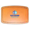 Faux Leather Engravable Patch - Curved Rectangle Thumbnail