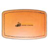 Faux Leather Engravable Patch - Curved Rectangle Thumbnail