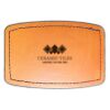 Faux Leather Engravable Patch - Curved Rectangle Thumbnail