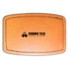 Faux Leather Engravable Patch - Curved Rectangle Thumbnail