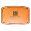 Faux Leather Engravable Patch - Curved Rectangle Thumbnail