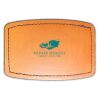 Faux Leather Engravable Patch - Curved Rectangle Thumbnail