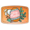 Faux Leather Engravable Patch - Curved Rectangle Thumbnail